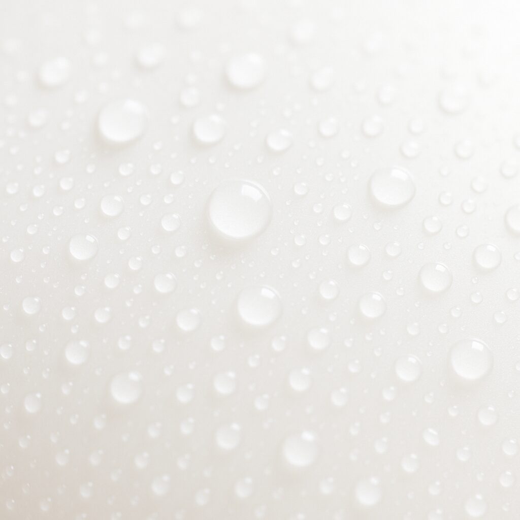 頬の赤みやヒリつきが気になる女性の肌イメージ