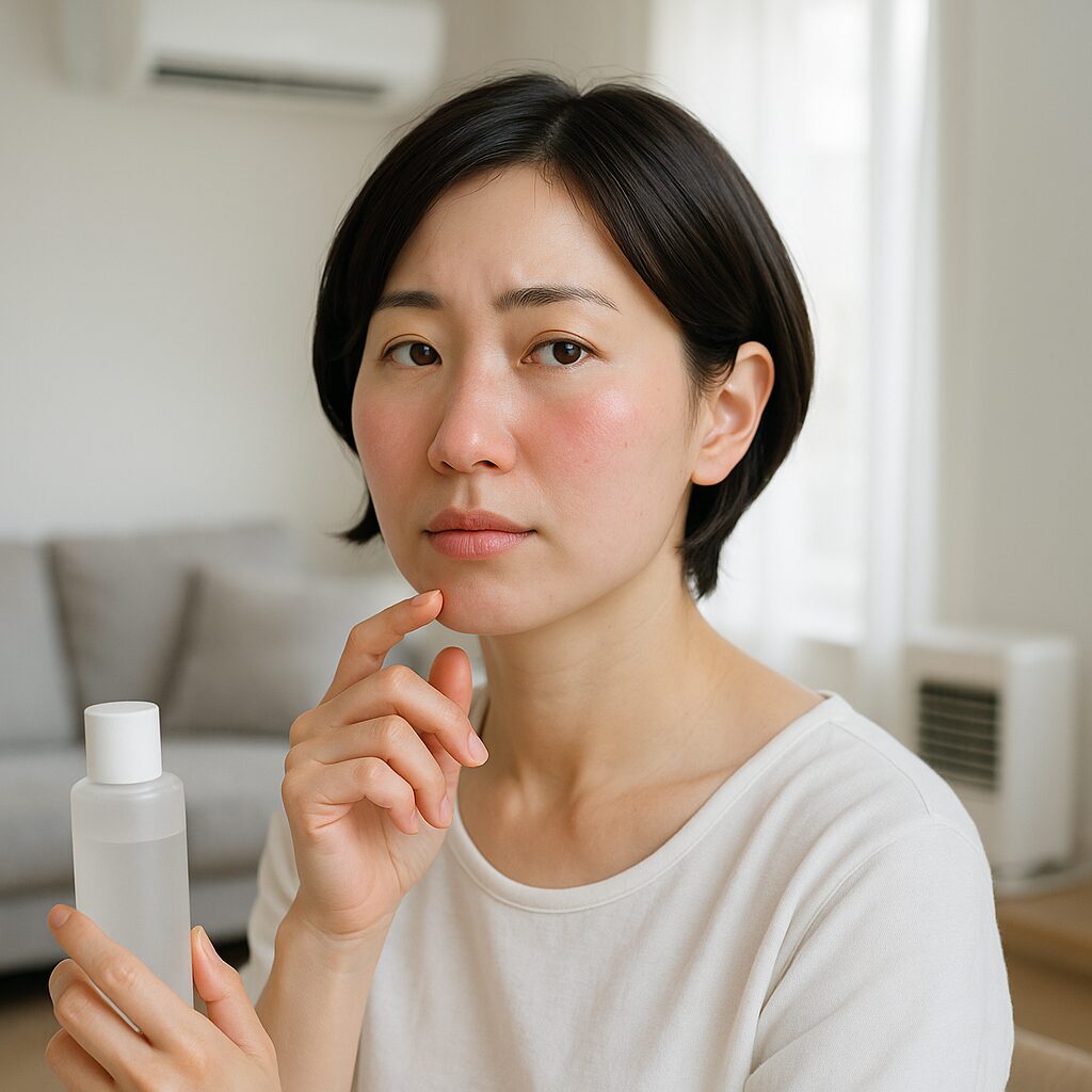 エアコンと暖房で乾燥しがちな室内環境のイメージ