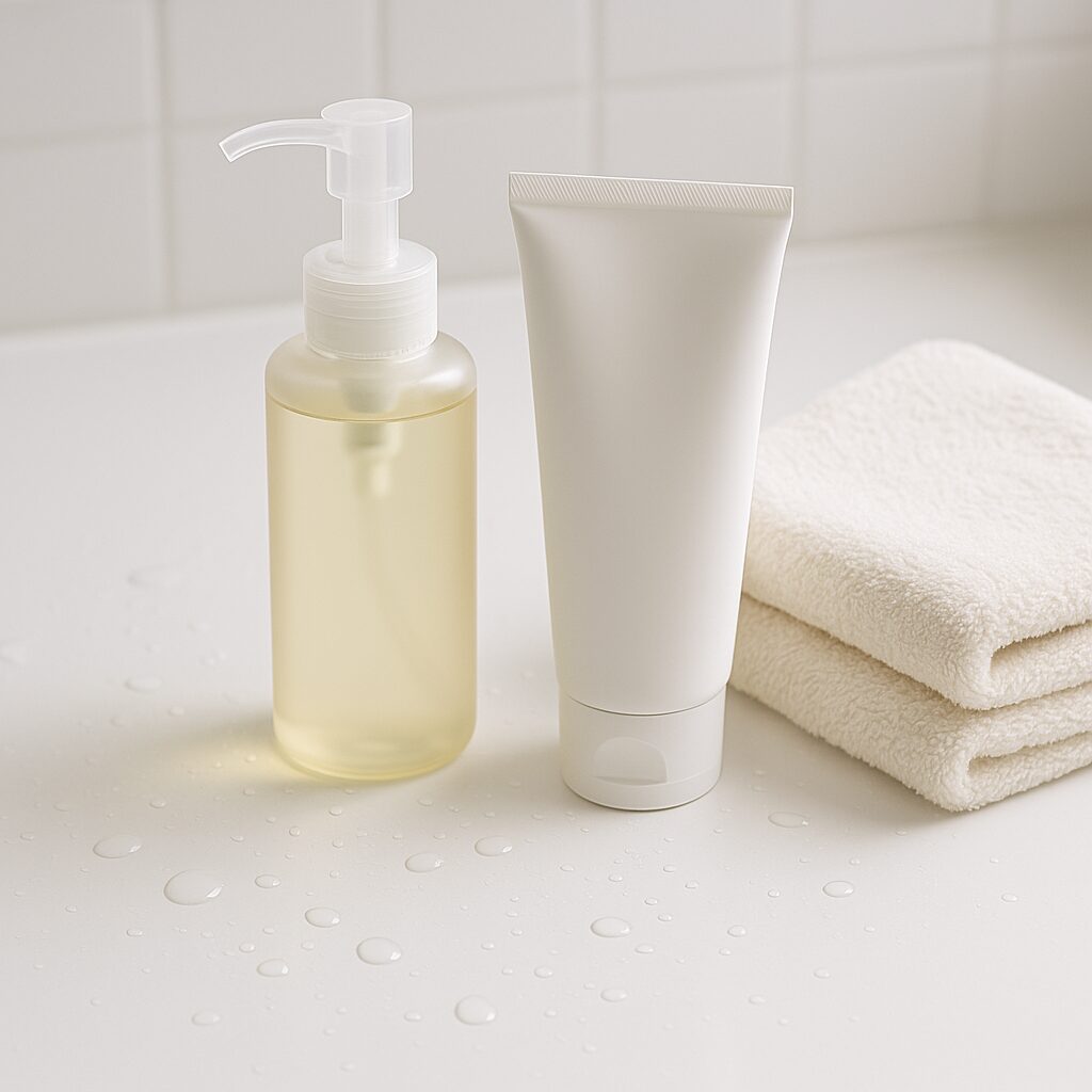 洗顔後のつっぱりの原因になりやすい洗顔料やタオルなどのアイテム